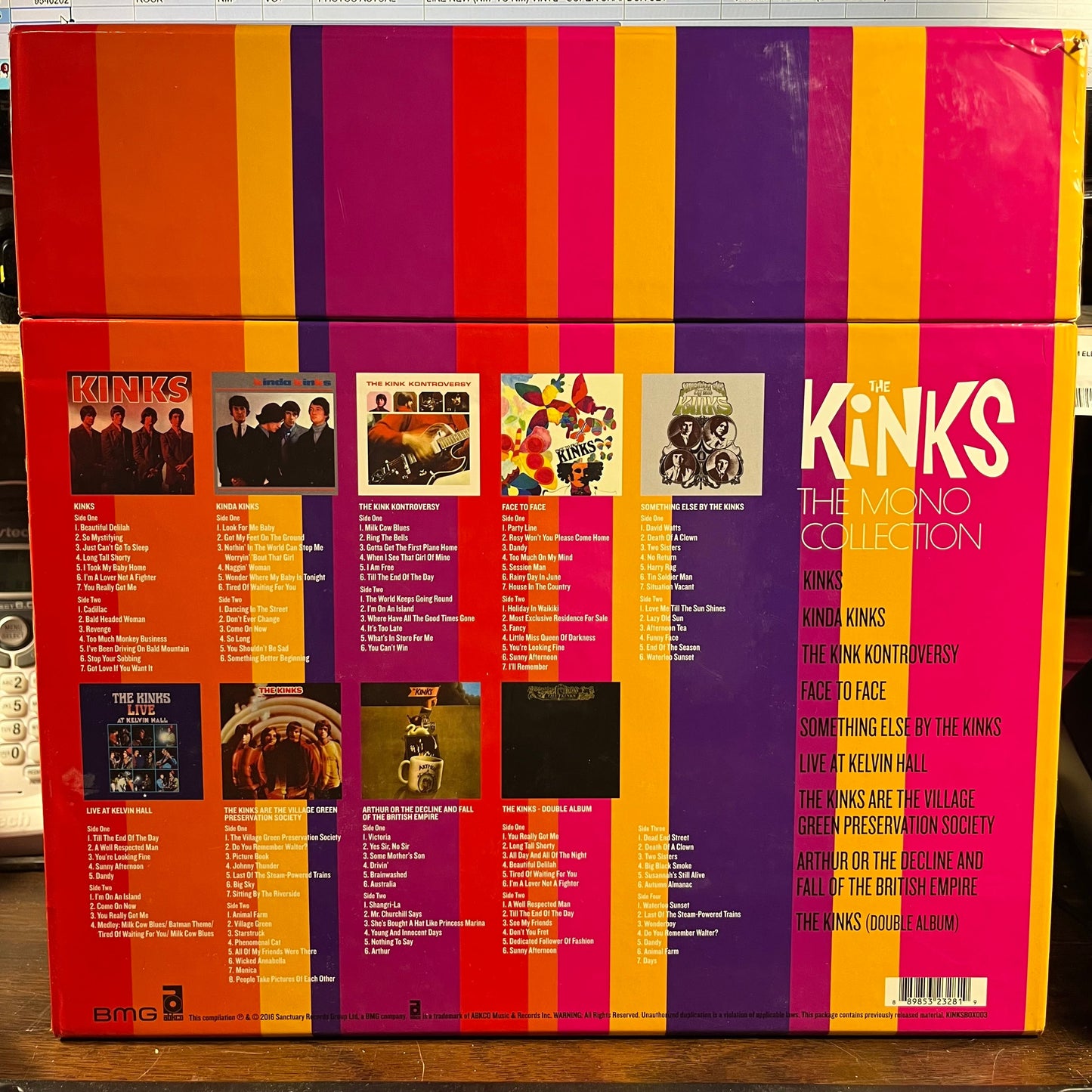 The Kinks - The Mono Collection (10xVINYL BOX SET) | Near Mint- (NM-) Very Good Plus (VG+)-