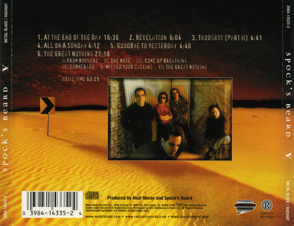 Spock's Beard - V (CD) | Near Mint- (NM-) Near Mint- (NM-)-
