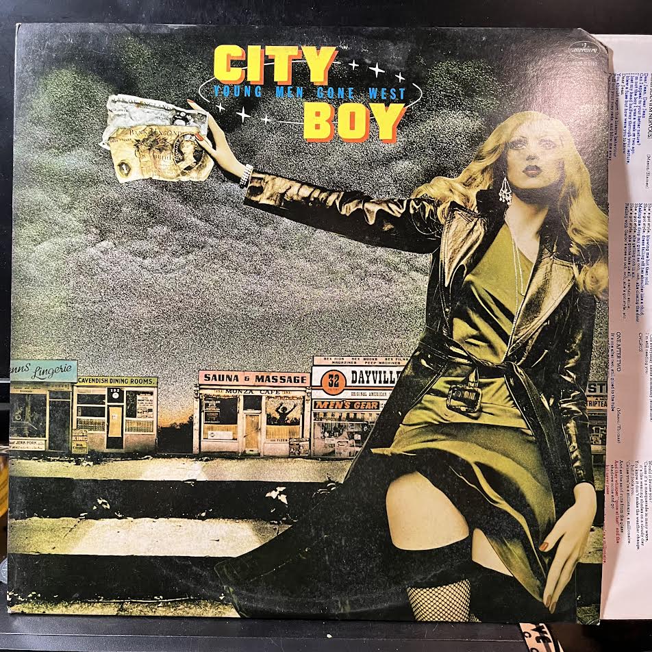 City Boy - Young Men Gone West (VINYL) | Near Mint- (NM-) Excellent+ (EX+)--