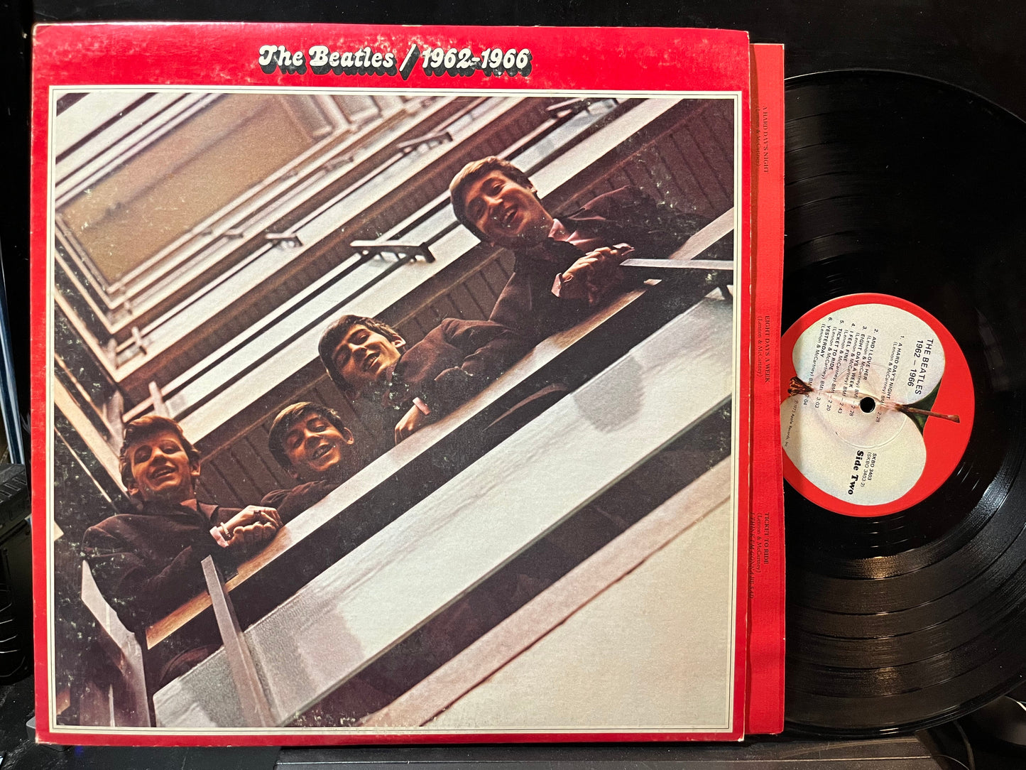 The Beatles - 1962-1966 (VINYL 2xLP APPLE SKBO 3403 1973) | Near Mint- (NM-) Excellent (EX)--