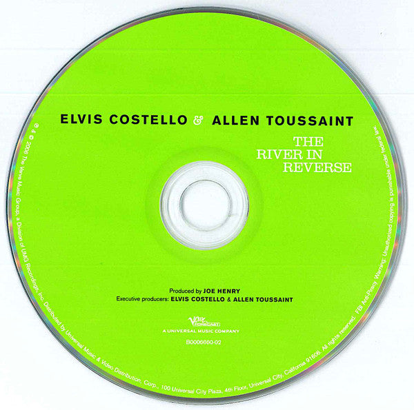 Elvis Costello - The River In Reverse (CD) | Near Mint- (NM-) Excellent (EX)-
