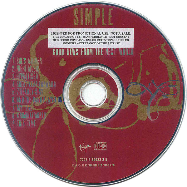 Simple Minds - Good News From The Next World (CD) | Near Mint- (NM-) Near Mint- (NM-)-