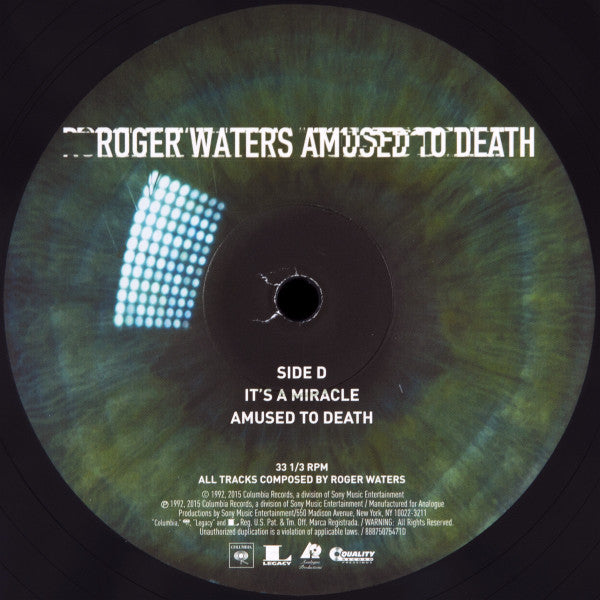 Roger Waters - Amused To Death (2xVINYL) |-