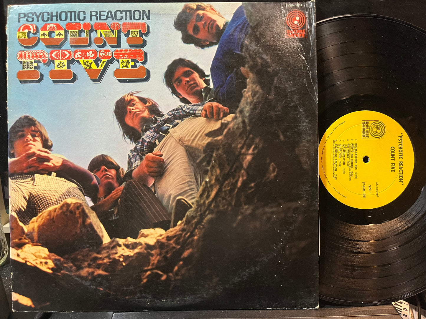 Count Five - Psychotic Reaction (VINYL)*CRACKED* | Near Mint- (NM-) Excellent (EX)--
