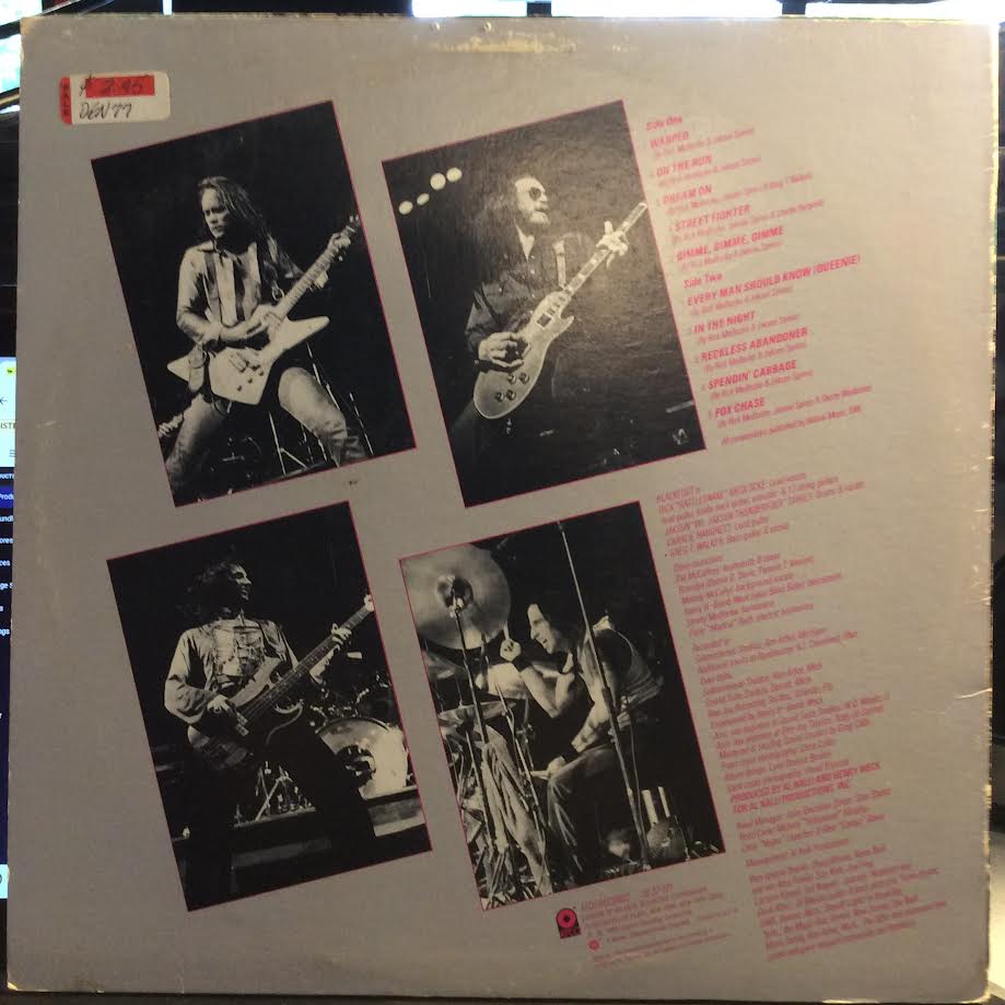 Blackfoot (3) - Tomcattin' (VINYL) | Near Mint- (NM-) Very Good Plus (VG+)-
