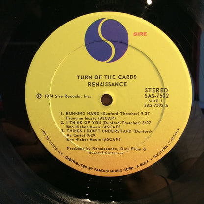 Renaissance (4) - Turn Of The Cards (VINYL) | Near Mint- (NM-) Near Mint (NM)-