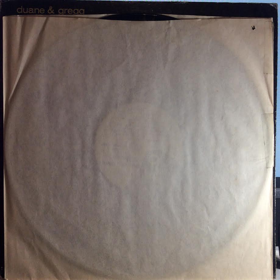 Duane & Greg Allman - Duane & Gregg Allman (VINYL) | Near Mint- (NM-) Very Good (VG)-