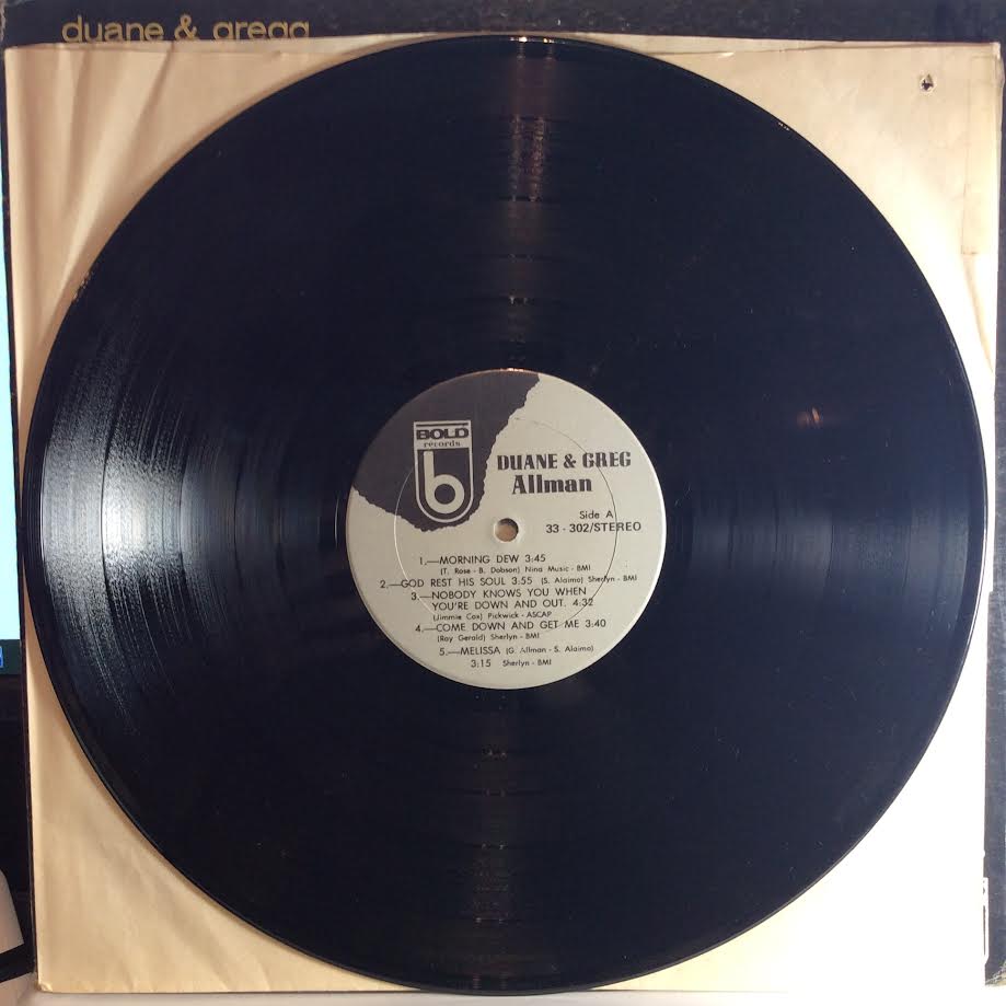 Duane & Greg Allman - Duane & Gregg Allman (VINYL) | Near Mint- (NM-) Very Good (VG)-