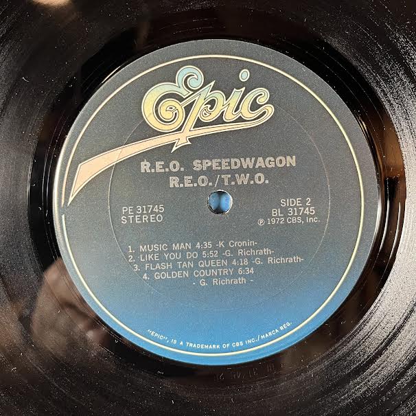 REO Speedwagon - R.E.O./T.W.O. (VINYL) | Near Mint- (NM-) Excellent (EX)-