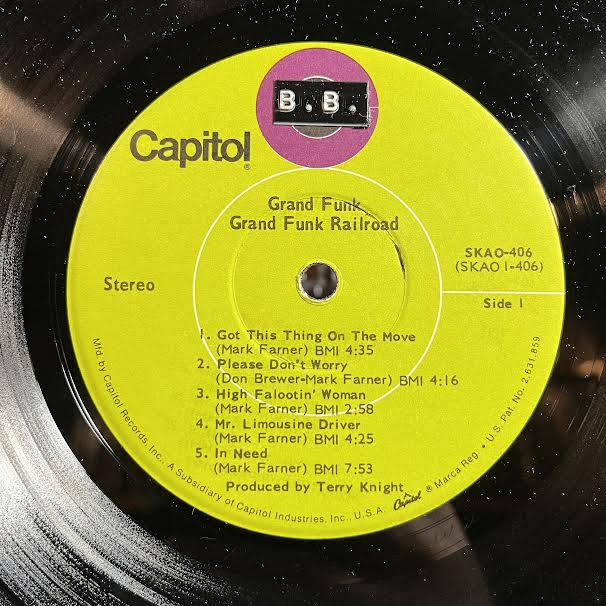 Grand Funk Railroad - Grand Funk (VINYL) | Near Mint- (NM-) Very Good (VG)-
