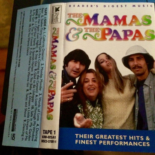 The Mamas & The Papas - Their Greatest Hits And Finest Performances (3x CASSETTE) | Near Mint- (NM-) Excellent+ (EX+)-