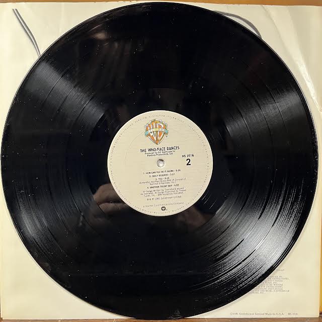 The Who - Face Dances (VINYL) | Near Mint- (NM-) Near Mint- (NM-)-