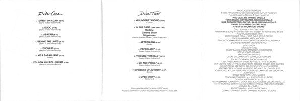 Genesis - Three Sides Live (2xCD) | Near Mint- (NM-) Near Mint- (NM-)-