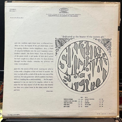 Donovan - Sunshine Superman (VINYL) | Near Mint- (NM-) Excellent (EX)-