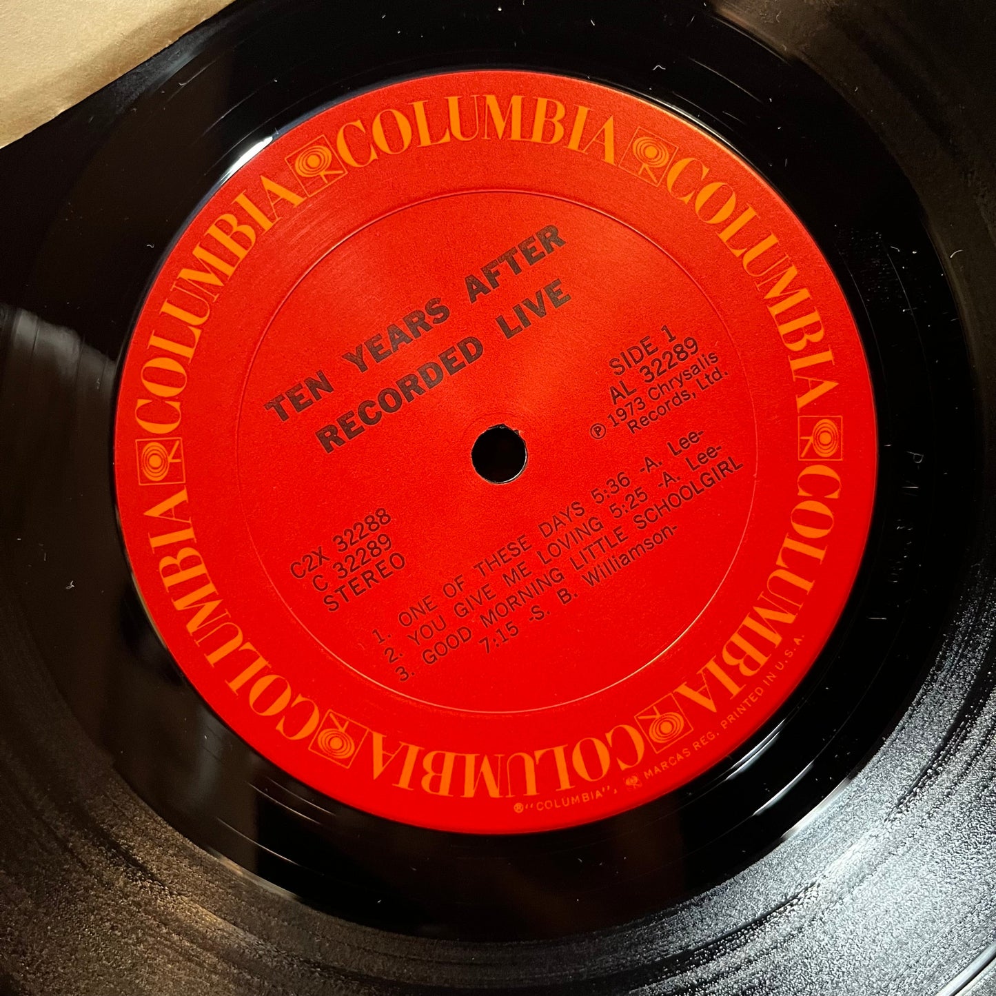 Ten Years After - Recorded Live (VINYL 2xLP COLUMBIA C 32290 1973) | USED Near Mint- (NM-) Very Good Plus (VG+)--