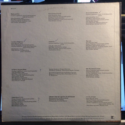 Gordon Lightfoot - Sundown (VINYL) | Near Mint- (NM-) Excellent+ (EX+)-