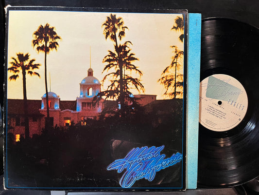 Eagles - Hotel California (VINYL LP ASYLUM 7E-1084 1976) | USED Near Mint- (NM-) Very Good Plus (VG+)--