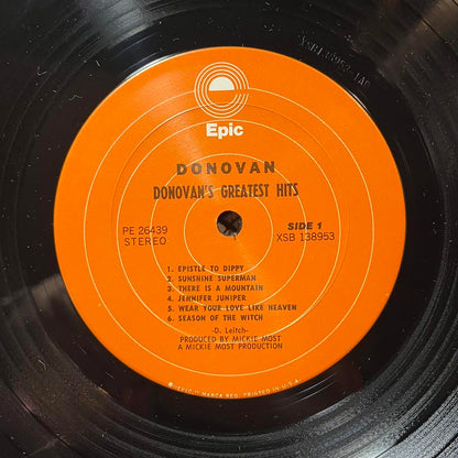 Donovan - Donovan's Greatest Hits (VINYL) | Near Mint- (NM-) Near Mint (NM)-