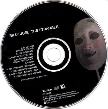 Billy Joel - The Stranger (CD) | Near Mint- (NM-) Near Mint- (NM-)-