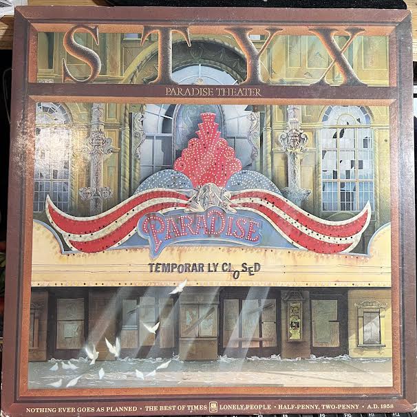 Styx - Paradise Theatre (VINYL) | Near Mint- (NM-) Excellent (EX)-