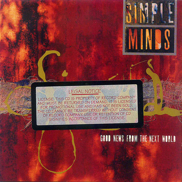 Simple Minds - Good News From The Next World (CD) | Near Mint- (NM-) Near Mint- (NM-)-