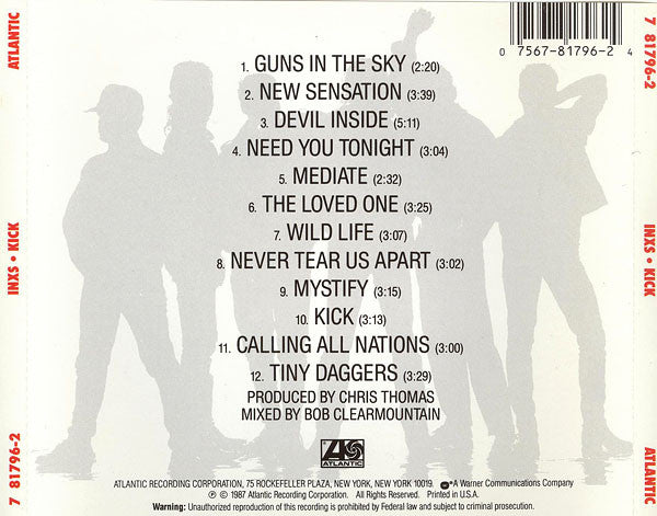INXS - Kick (CD) | Near Mint (NM) Near Mint (NM)-