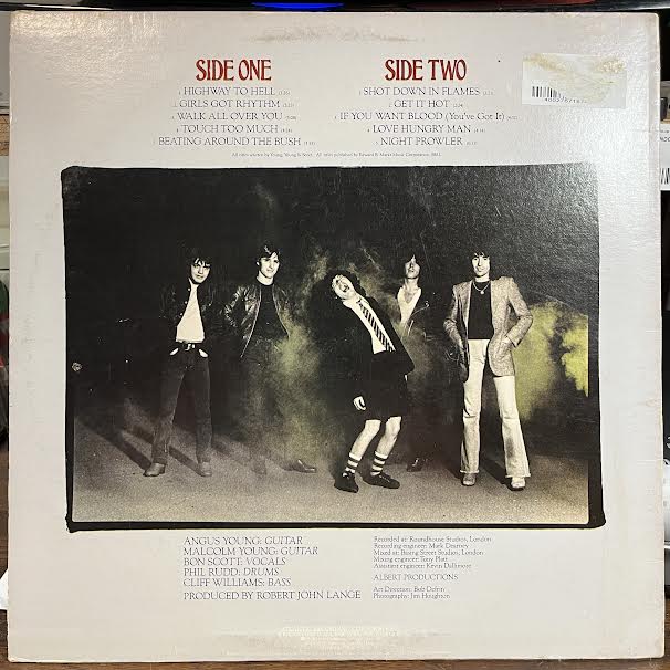 AC/DC - Highway To Hell (VINYL) | Near Mint- (NM-) Excellent (EX)-