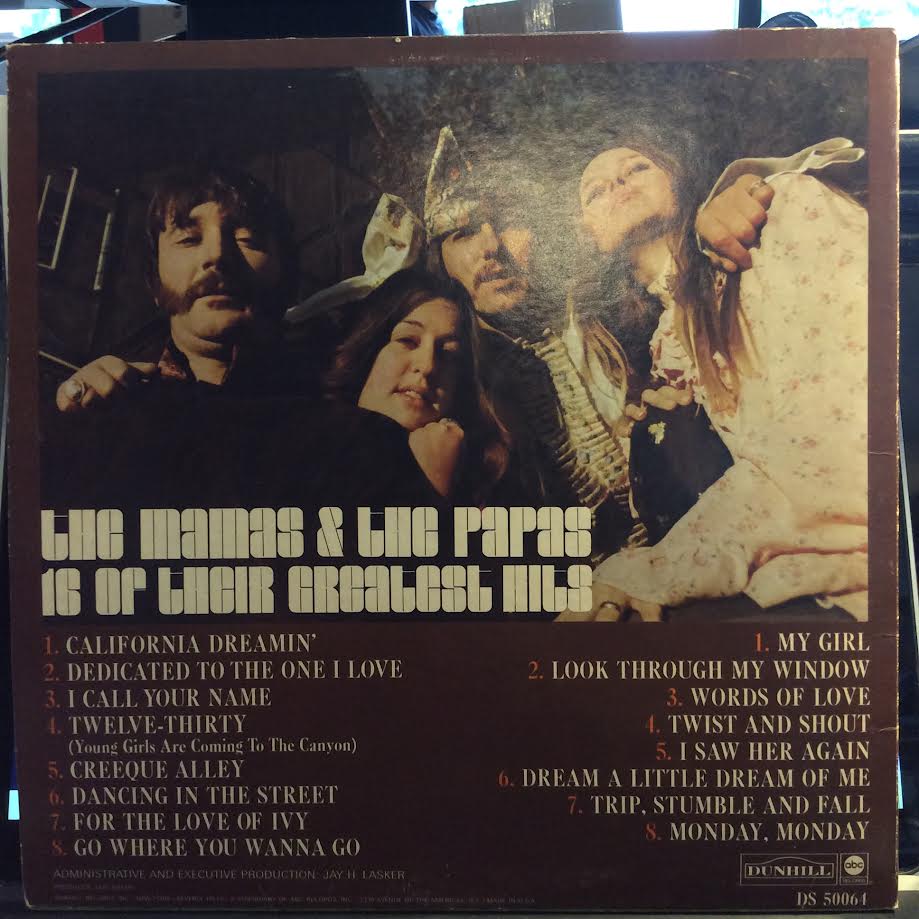 The Mamas & The Papas - 16 Of Their Greatest Hits (VINYL) | Near Mint- (NM-) Excellent (EX)-