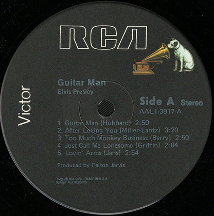 Elvis Presley - Guitar Man *INDIANAPOLIS* | Near Mint (NM) Near Mint (NM)-