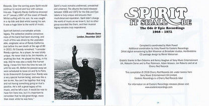 Spirit (8) - It Shall Be: The Ode & Epic Recordings 1968-1972 *5XCD BOX* | Excellent (EX) Near Mint (NM)--
