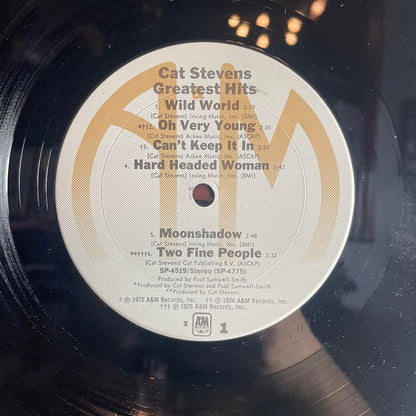 Cat Stevens - Greatest Hits (VINYL) | Near Mint (NM) Very Good Plus (VG+)-