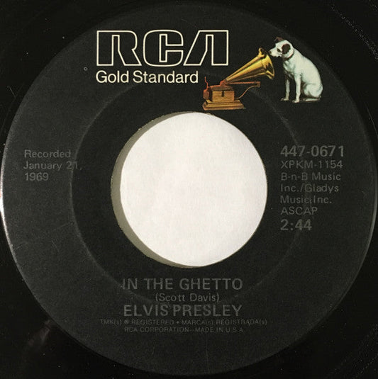 Elvis Presley - In The Ghetto | Near Mint (NM) Excellent (EX)--