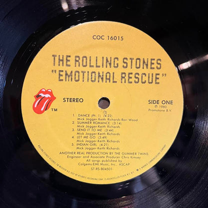 The Rolling Stones - Emotional Rescue *POSTER* | Near Mint (NM) Excellent+ (EX+)-