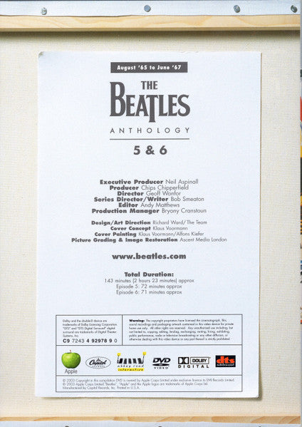 The Beatles - Anthology (5xDVD BOX) |-
