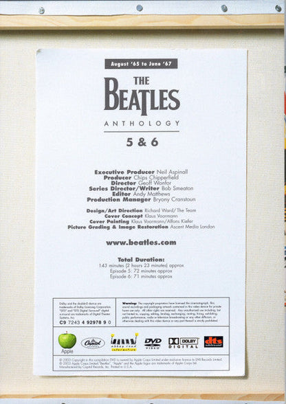 The Beatles - Anthology (5xDVD BOX) |-