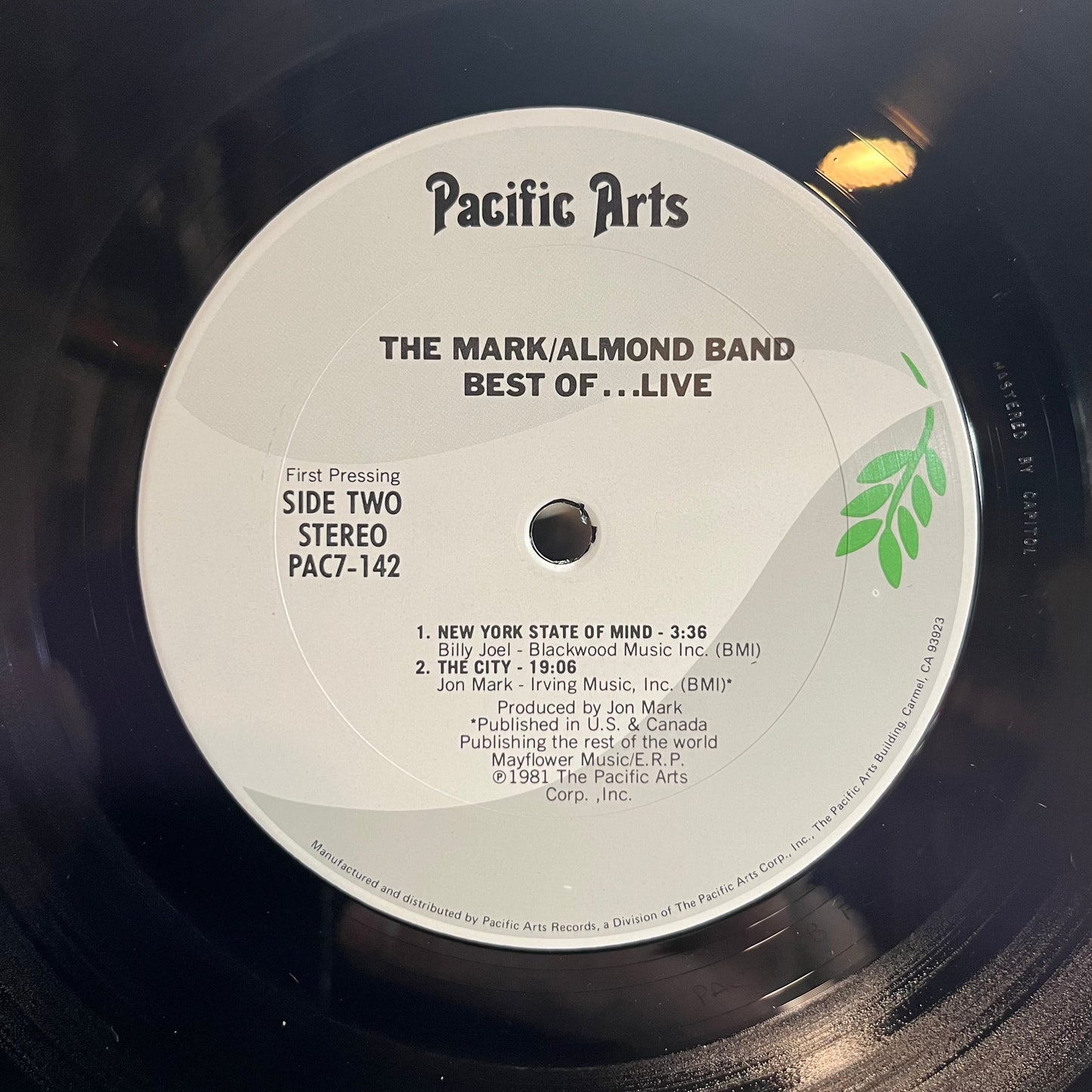 Mark-Almond - Best Of ... Live (LP) | Near Mint (NM) Excellent+ (EX+)-