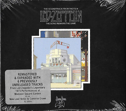 Led Zeppelin - The Soundtrack From The Film "The Song Remains The Same" (2xCD Swan Song ‎– R2 328252) | USED Near Mint (NM or M-) Excellent (EX)-