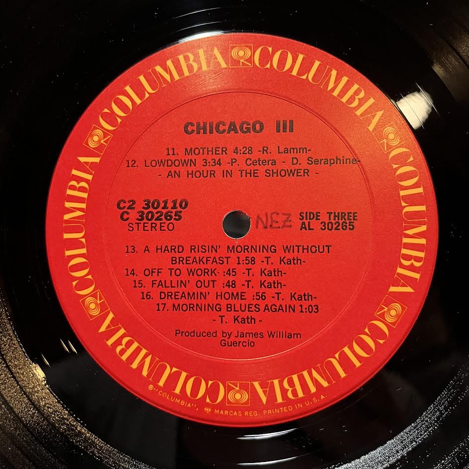 Chicago (2) - Chicago III (VINYL) | Near Mint (NM) Excellent (EX)-