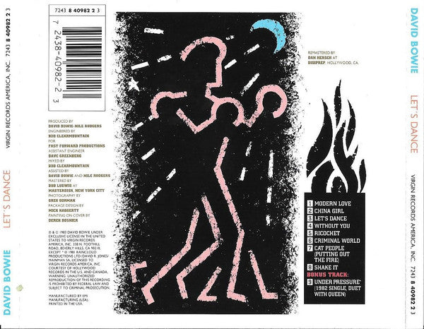 Let's Dance (CD) | Near Mint (NM) Near Mint (NM)-