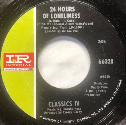 The Classics IV - Stormy / 24 Hours Of Loneliness (7" VINYL) | Near Mint (NM or M-)--