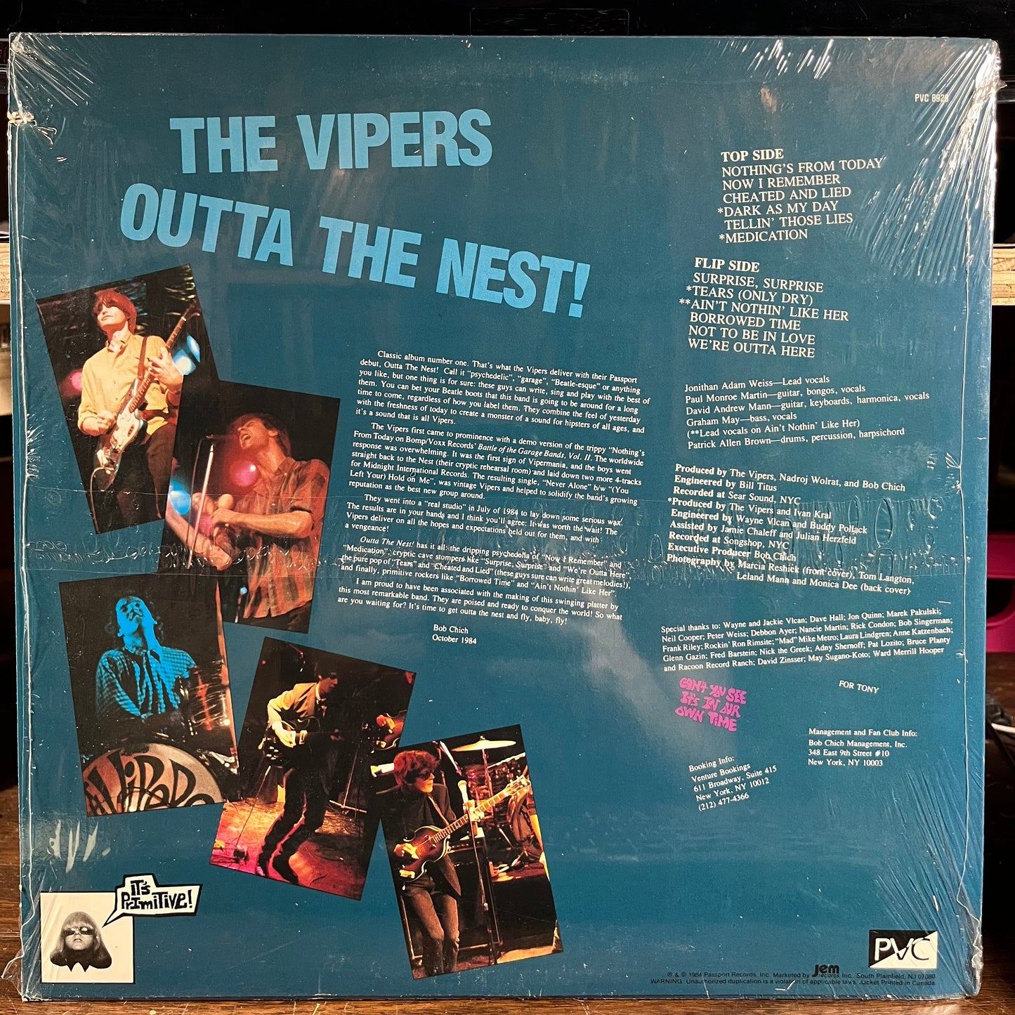 The Vipers (4) - Outta The Nest (VINYL) | Near Mint (NM) Near Mint (NM)-