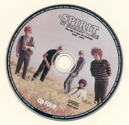 Spirit (8) - It Shall Be: The Ode & Epic Recordings 1968-1972 *5XCD BOX* | Excellent (EX) Near Mint (NM)--