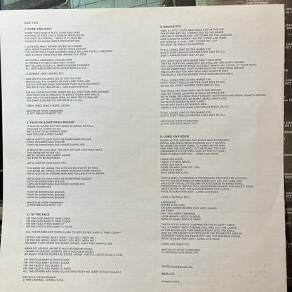 The Who - Odds & Sods (VINYL LP MCA MCA-2126 1974) | USED Near Mint (NM or M-) Excellent (EX)--