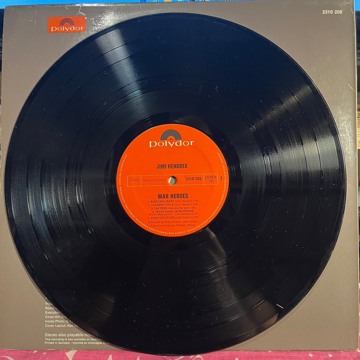 Jimi Hendrix - War Heroes *NETHERLANDS* | Near Mint (NM) Near Mint (NM)-