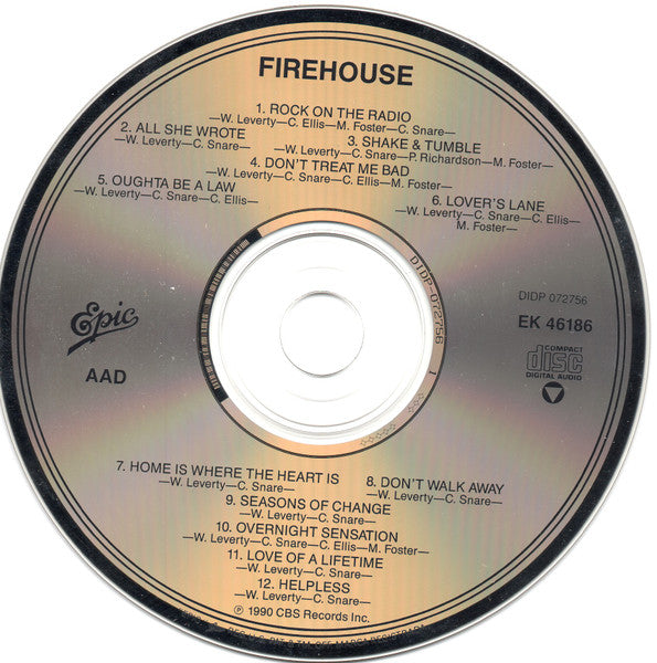 FireHouse (2) - FireHouse (CD) | Near Mint (NM)--