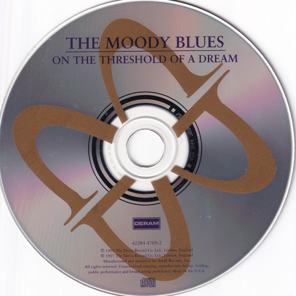 The Moody Blues - On The Threshold Of A Dream (CD) | Near Mint (NM) Excellent+ (EX+)-