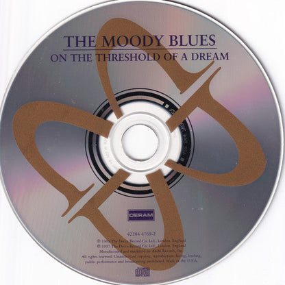 The Moody Blues - On The Threshold Of A Dream (CD) | Near Mint (NM) Excellent+ (EX+)-