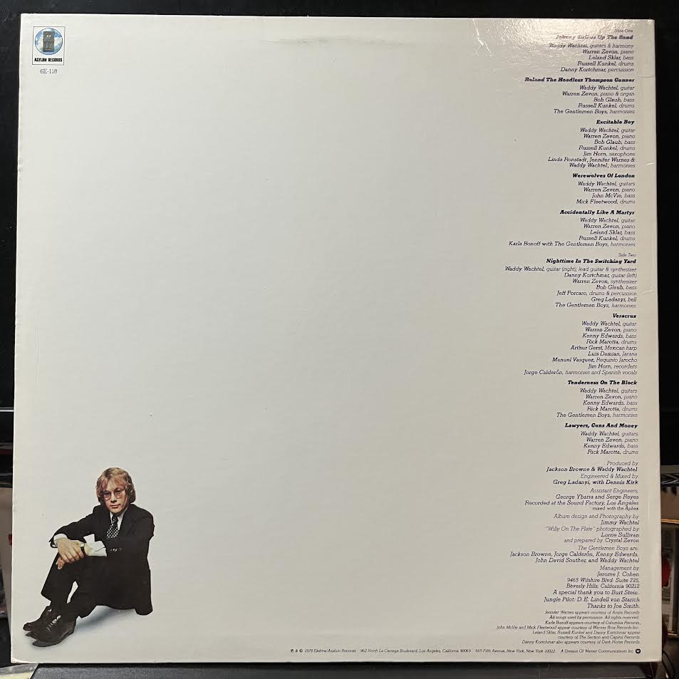 Warren Zevon - Excitable Boy (VINYL) | Near Mint (NM or M-) Excellent+ (EX+)--