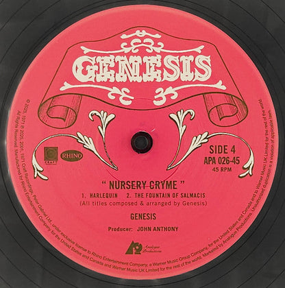 Genesis - Nursery Cryme (2xVINYL AUDIOPHILE) |--