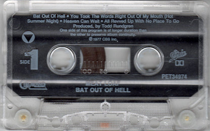 Meat Loaf - Bat Out Of Hell (CASSETTE) | Near Mint (NM) Near Mint (NM)-
